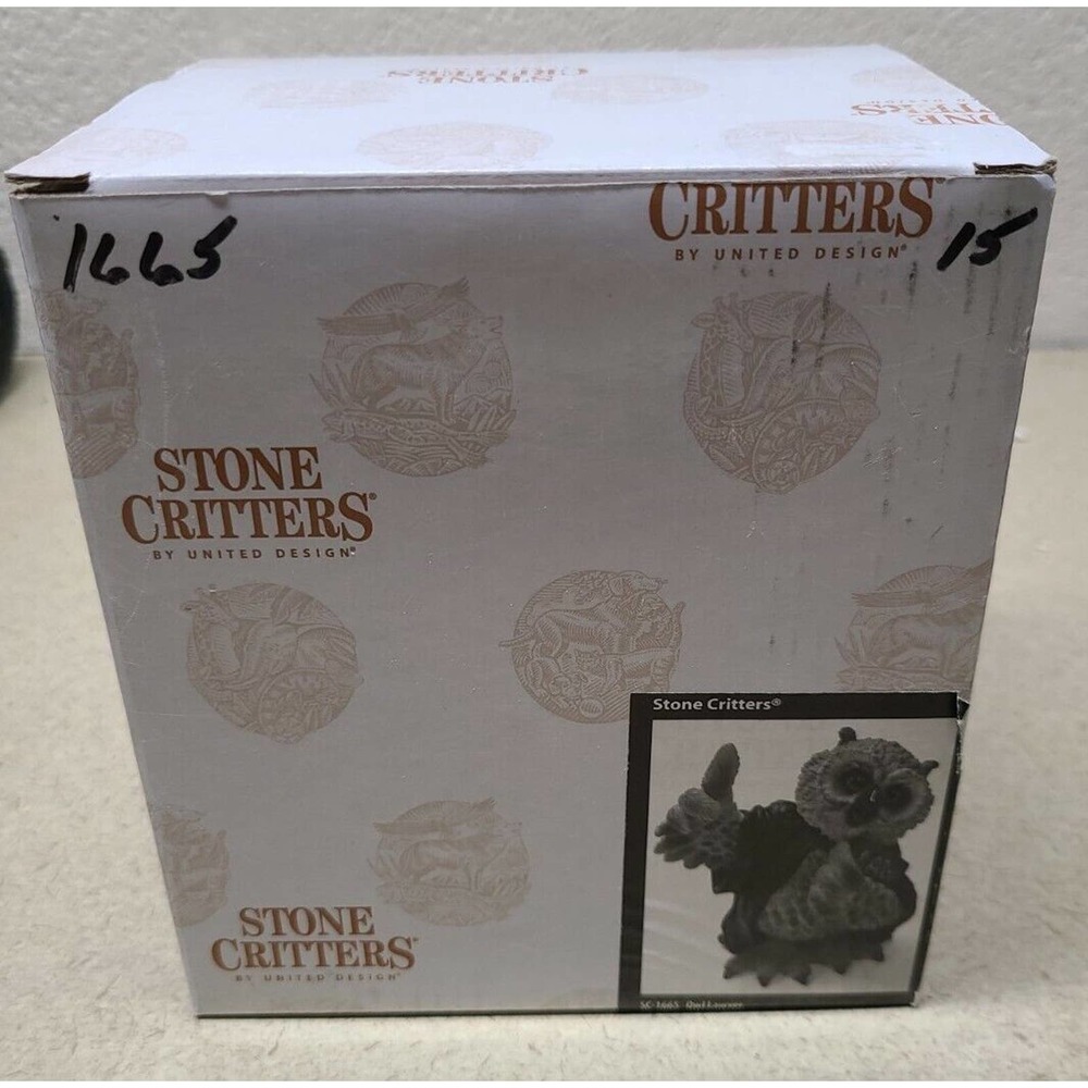 United DESIGN- Stone Critters - Owl Lawyer SC-1665 New - RARE!